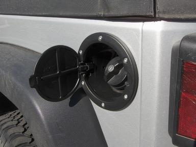 Fuel Filler Door - closed image