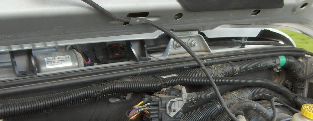 Engine compartment wiring - driver side image
