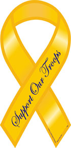 Support Our Troops (yellow ribbon) image