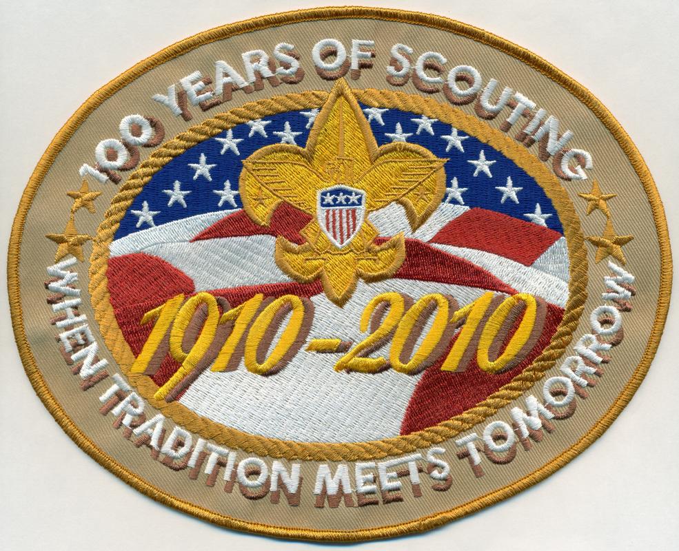 100 Years of Scouting Jacket Emblem image
