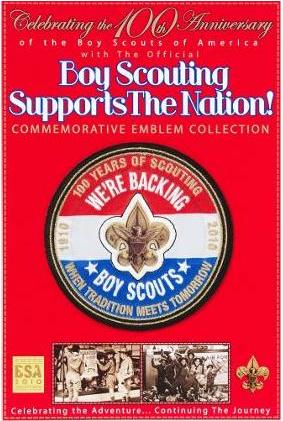 100th Anniversary Emblem - We're Backing Boy Scouts image