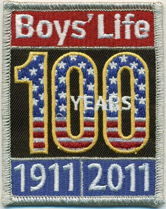 Boys' Life Centennial Patch 2011 image