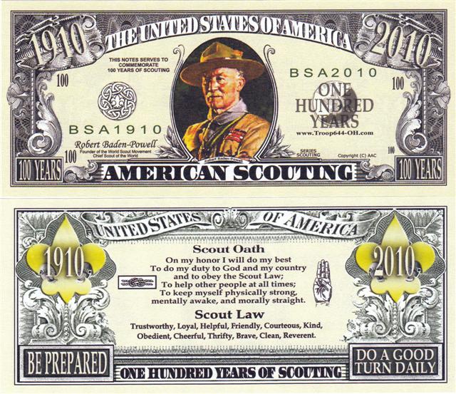 Troop 644 OH 100-year Collector Bill image