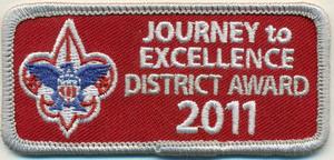 Journey to Excellence 2011 District Award image