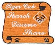 Tiger Cub Motto Emblem image