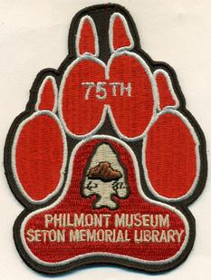 Philmont Museum and Seton Memorial Library 75th Anniversary patch image