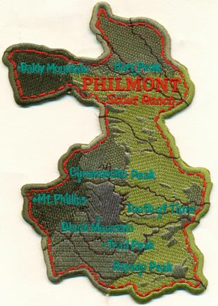 Philmont Scout Ranch Map patch image