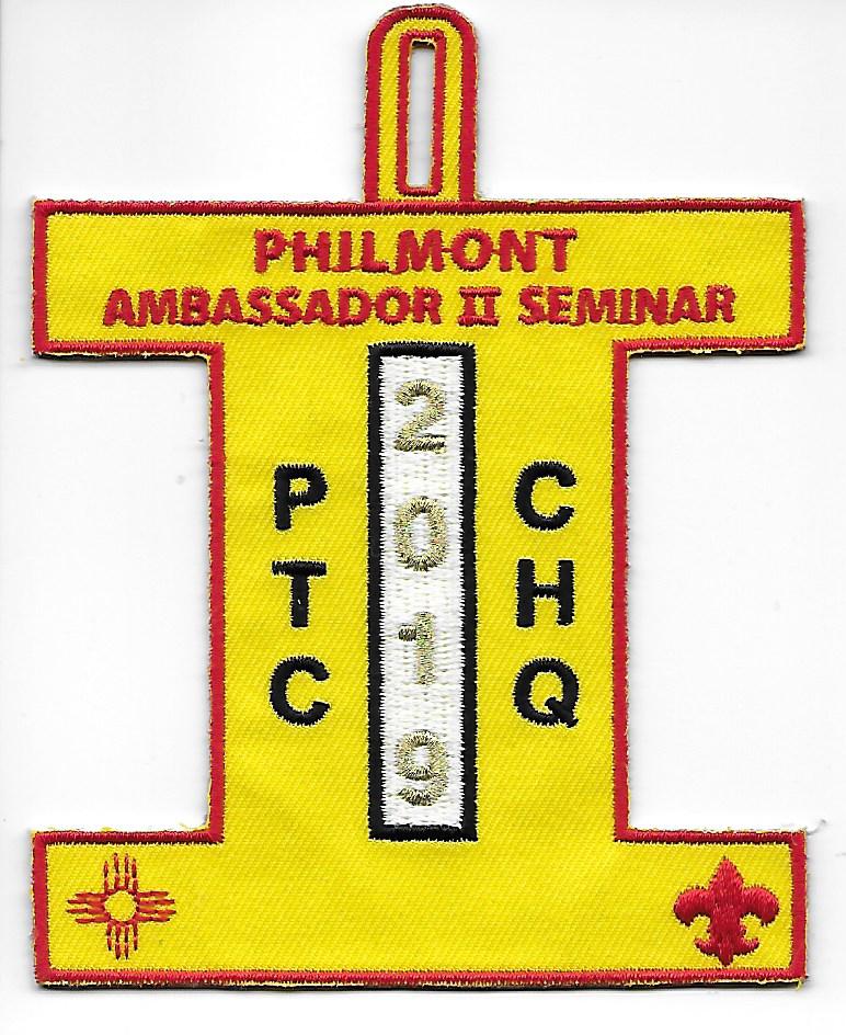 Philmont 2019 Ambassador II Seminar patch image