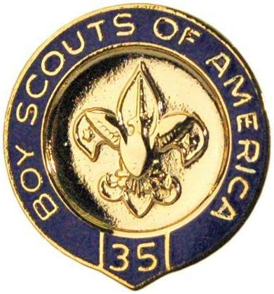 Veteran Scouter Pin - 35 Years image