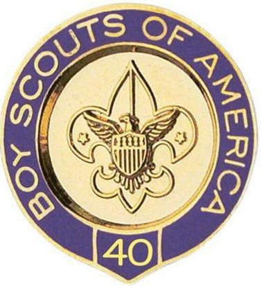 Veteran Scouter Pin - 40 Years image