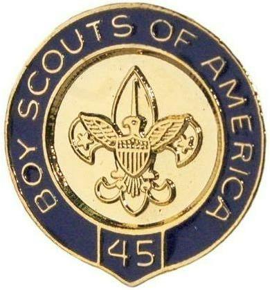 Veteran Scouter Pin - 45 Years image