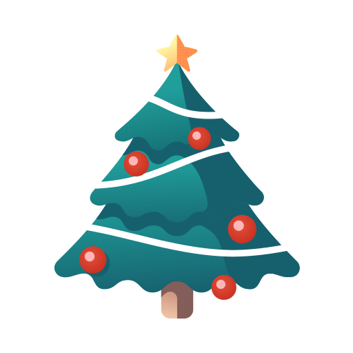 Animated Christmas tree image