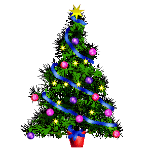 Animated Christmas tree image