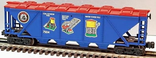 Lionel 75th Anniversary "Off-Track Accessories" Covered Quad Hopper (Lionel 75th Anniversary 1585 Set) image