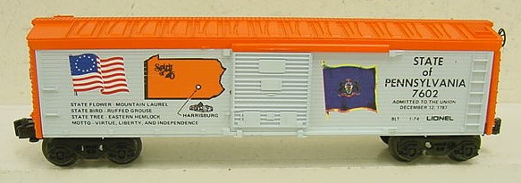 Spirit of '76 State of Pennsylvania Boxcar (1776 Set) image