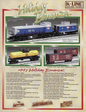K-Line 1995 Holiday Bonanza Flier image