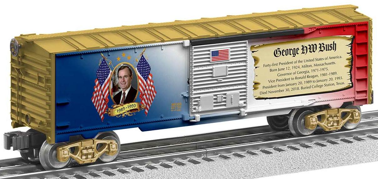 George H.W. Bush boxcar image