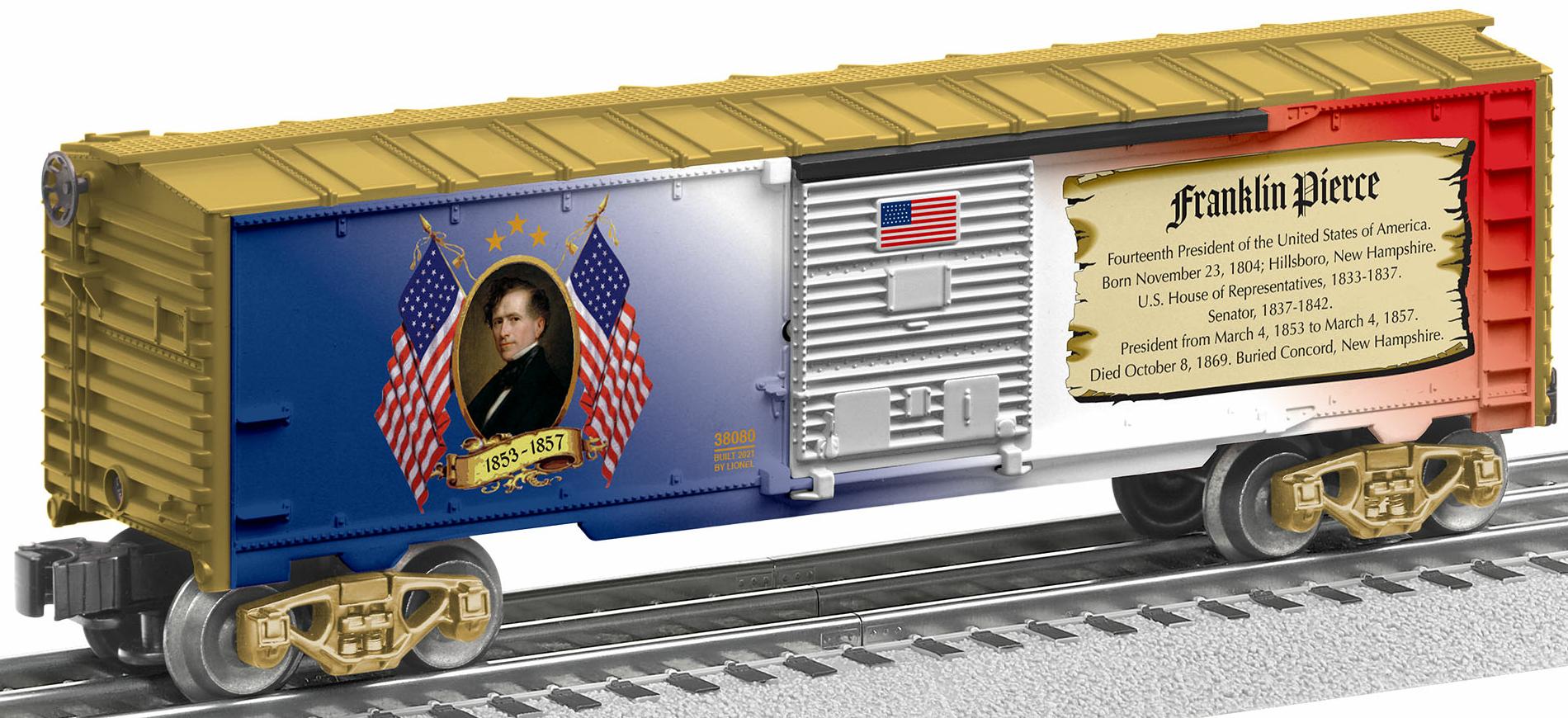 Franklin Pierce boxcar image