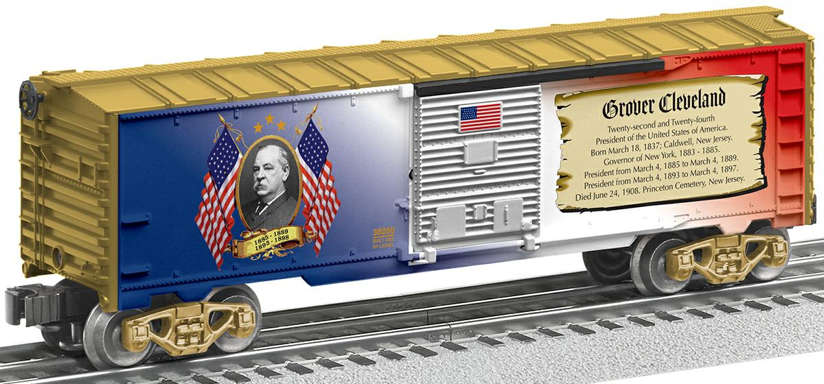 Grover Cleveland boxcar image