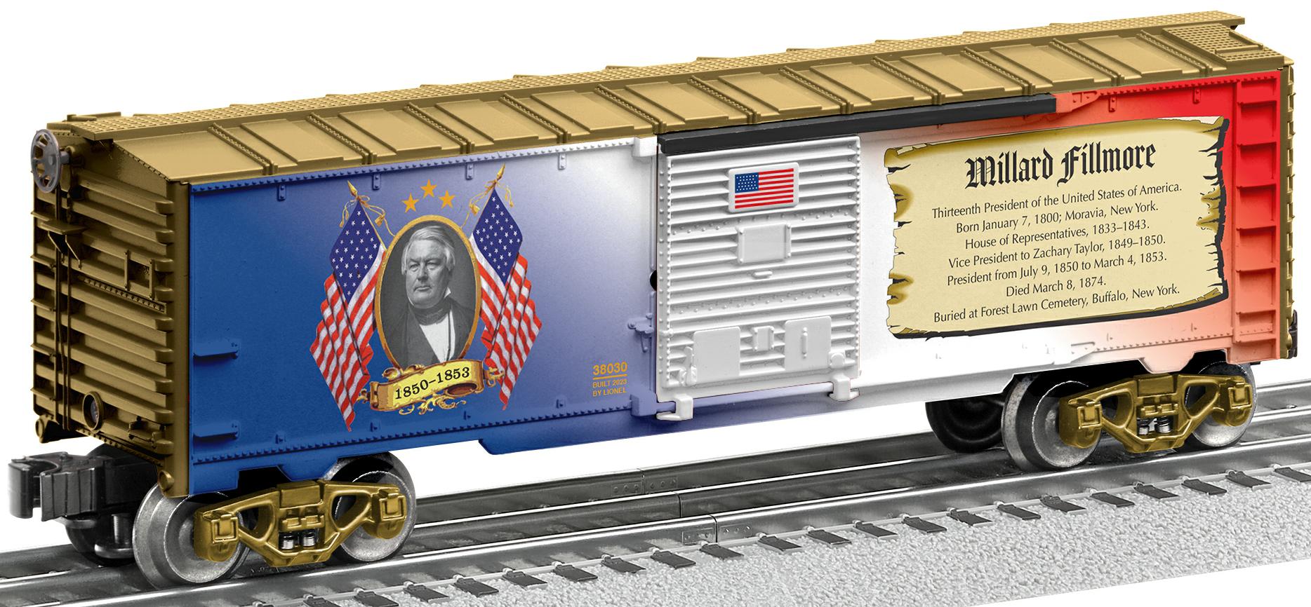 Millard Fillmore boxcar image