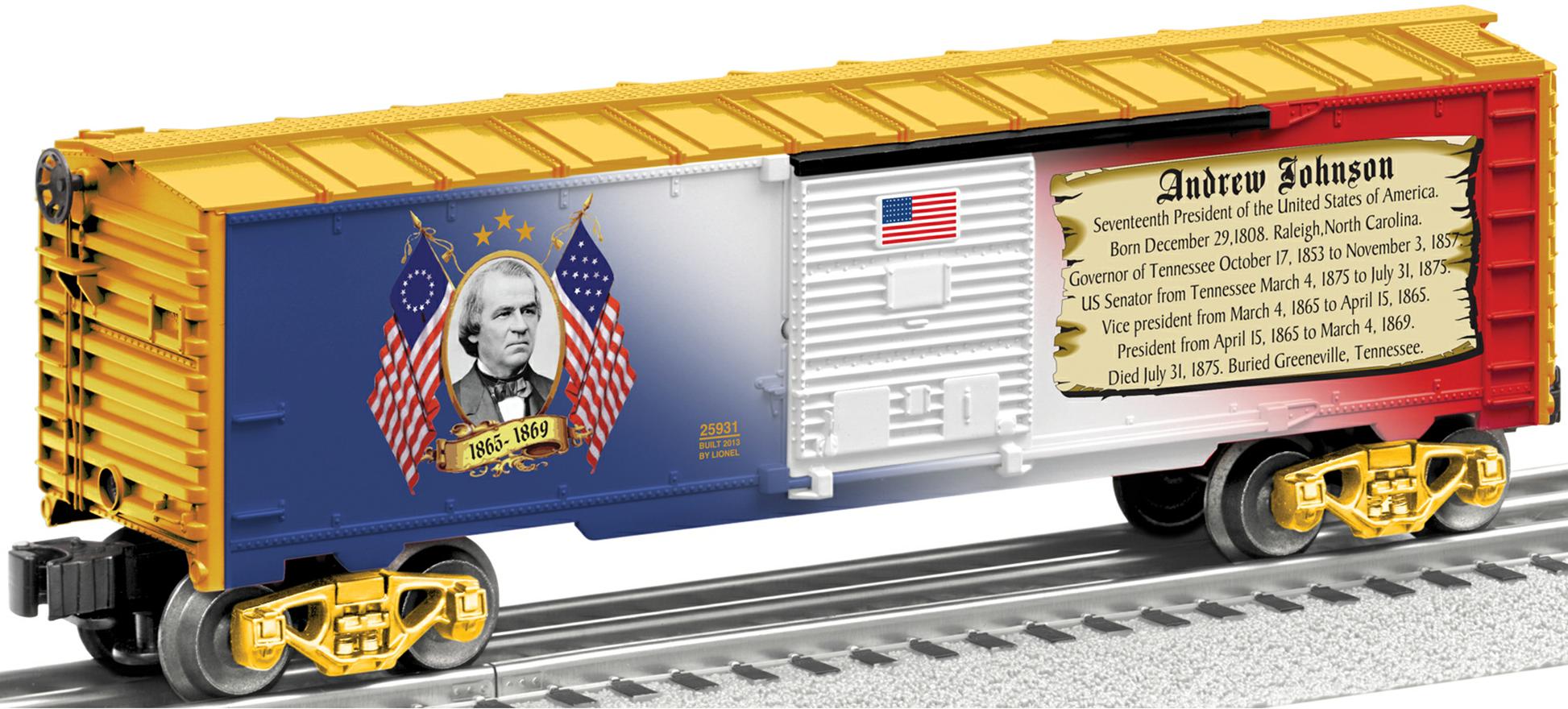 Andrew Johnson boxcar image