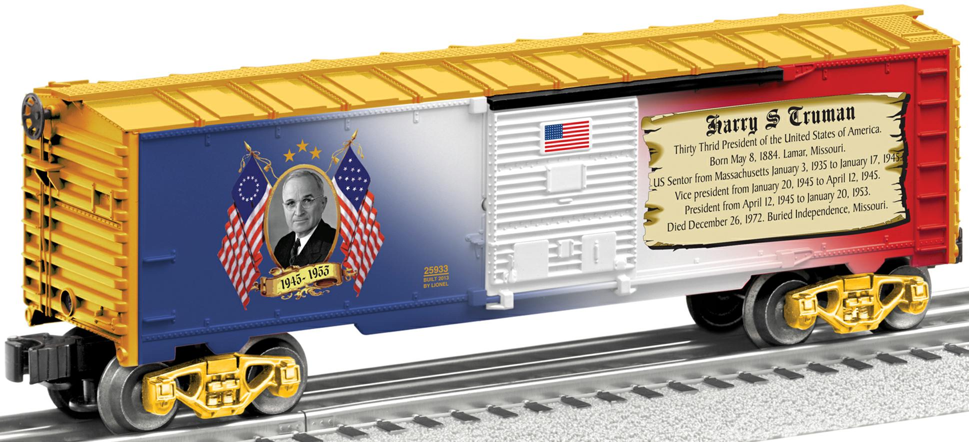 Harry S. Truman boxcar image