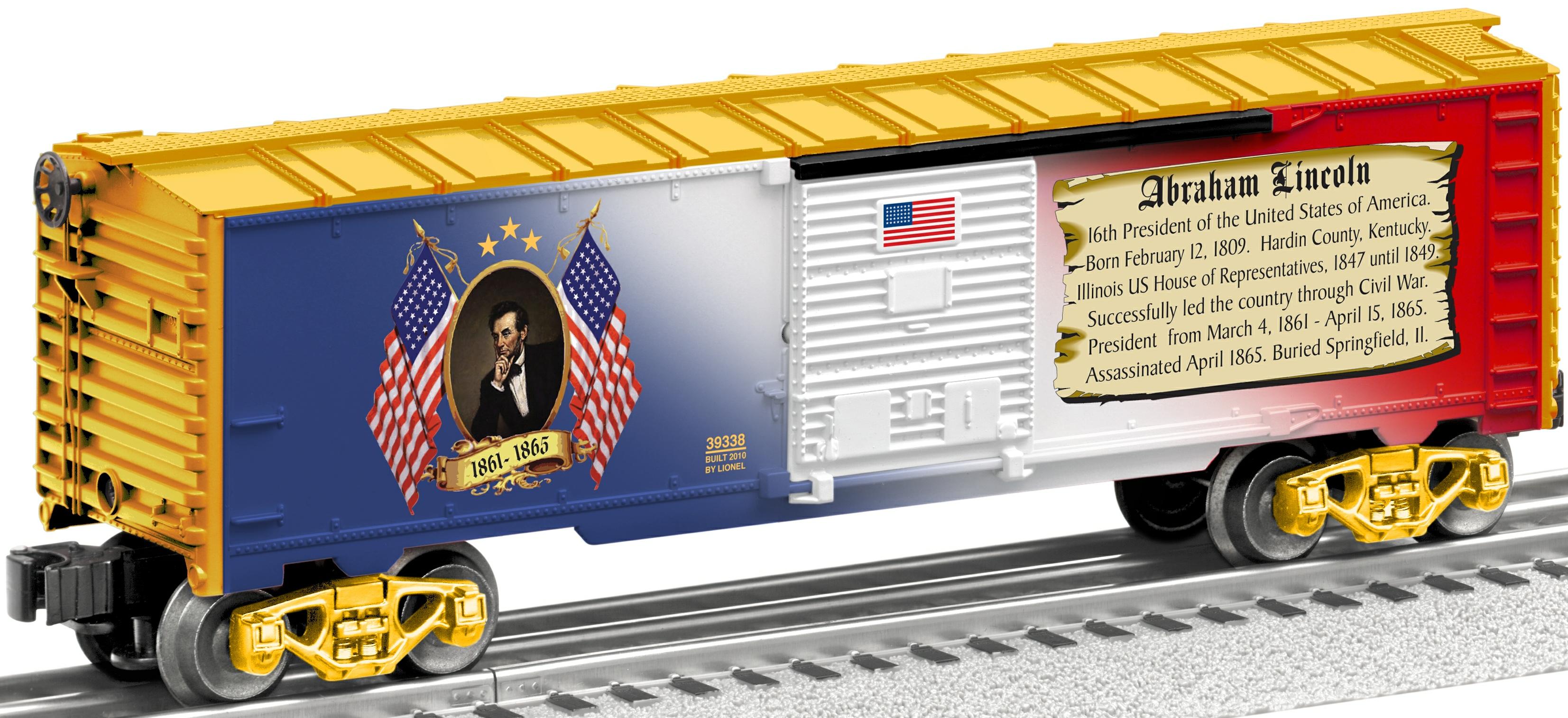 Abraham Lincoln boxcar image