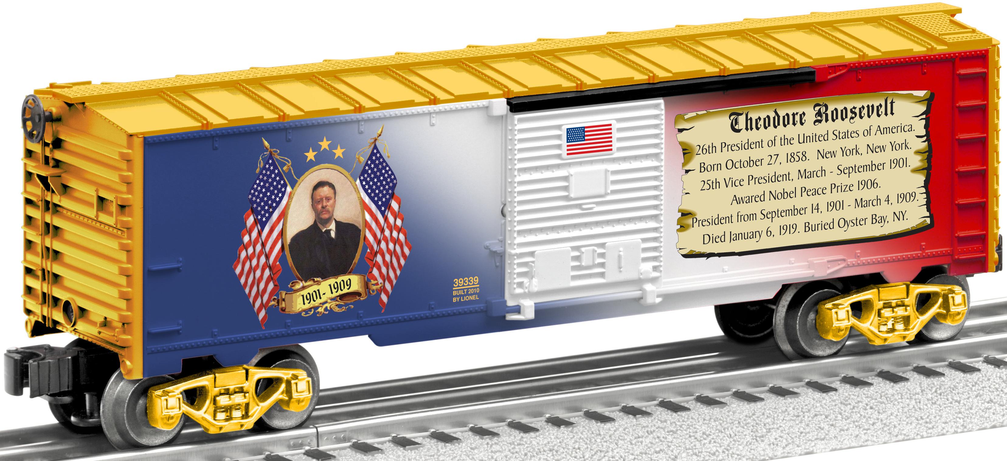 Theodore Roosevelt boxcar image