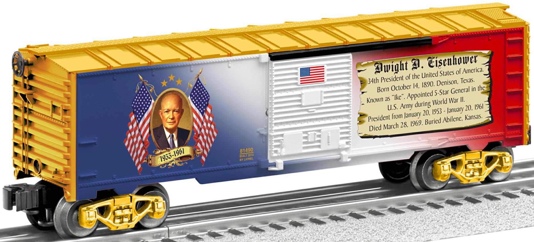 Dwight D. Eisenhower boxcar image