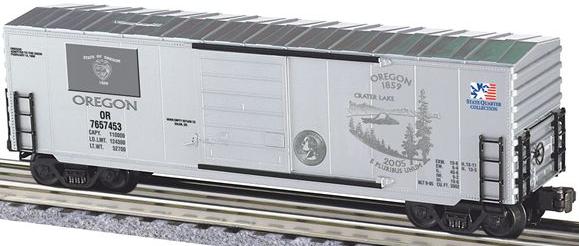 Oregon State Quarter Boxcar Bank image