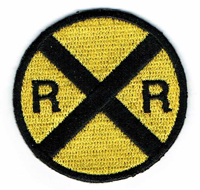Railroad Crossing Sign patch image