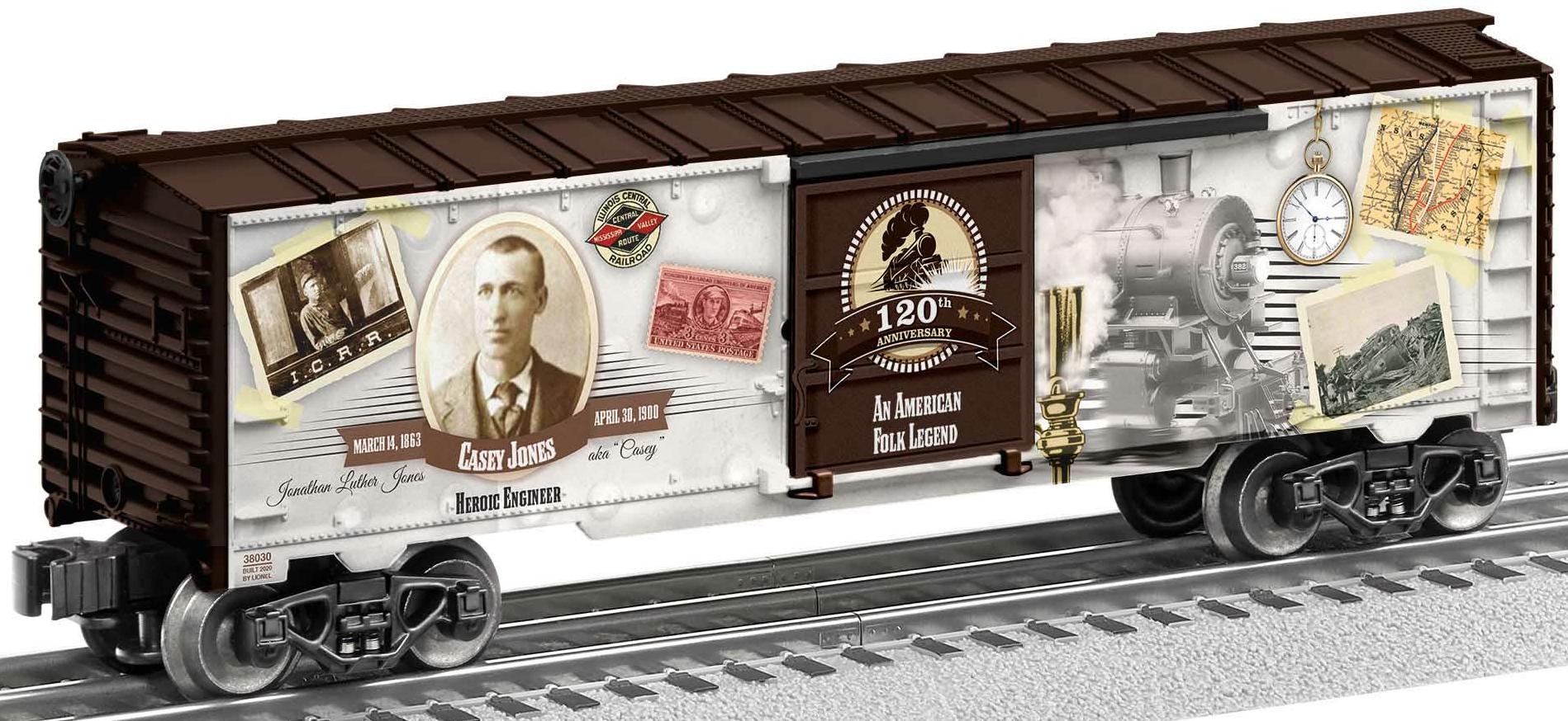 Casey Jones 120th Anniversary Boxcar image