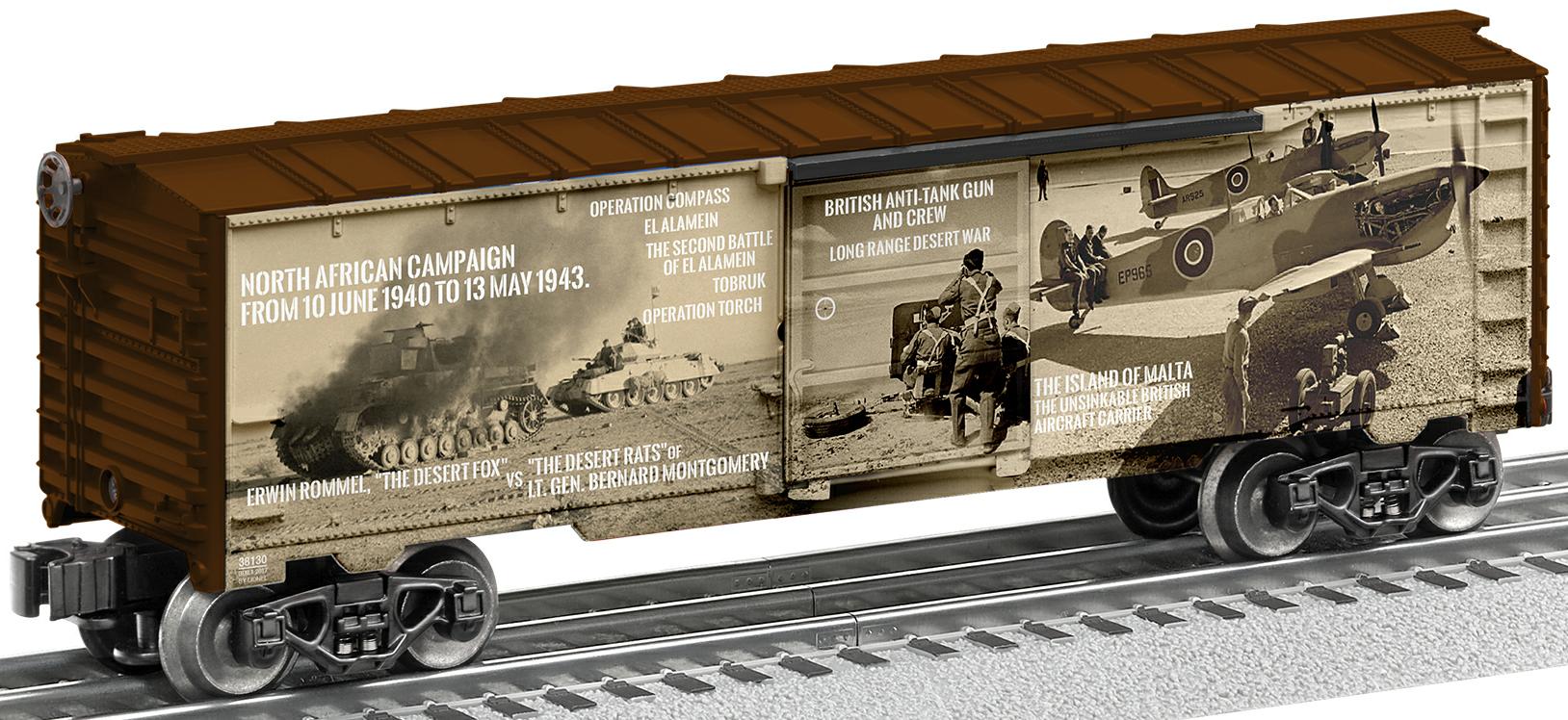 WWII Africa Campaign Boxcar image
