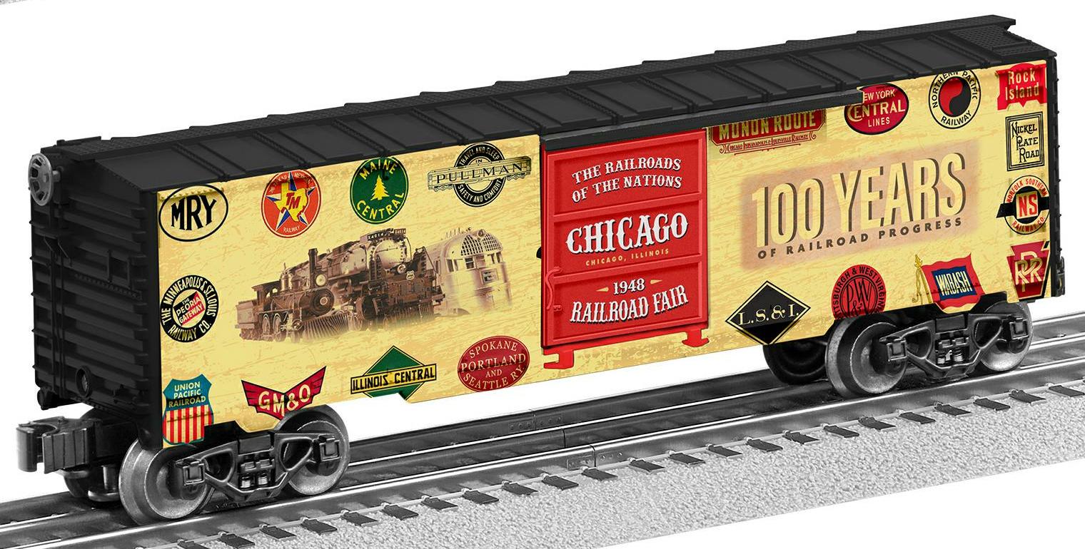 Chicago Railroad Fair Boxcar image