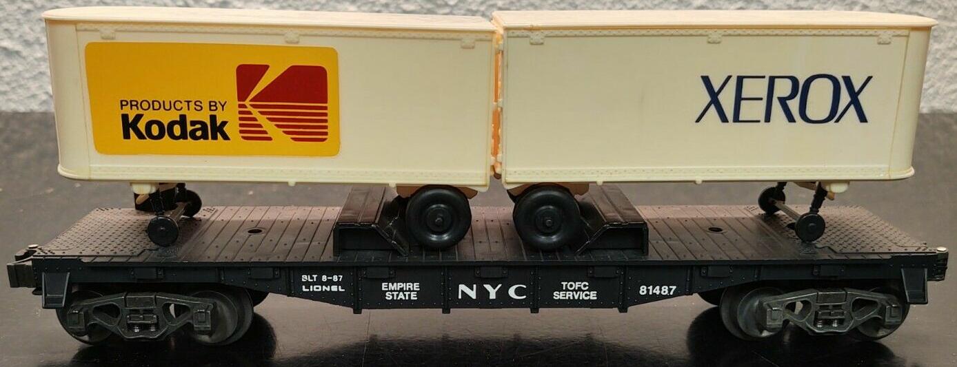 NYC (TTOS) Flat Car with Xerox & Kodiak Trailers image