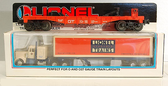 TTOS Flatcar with 6-52033 Tractor and Trailer image