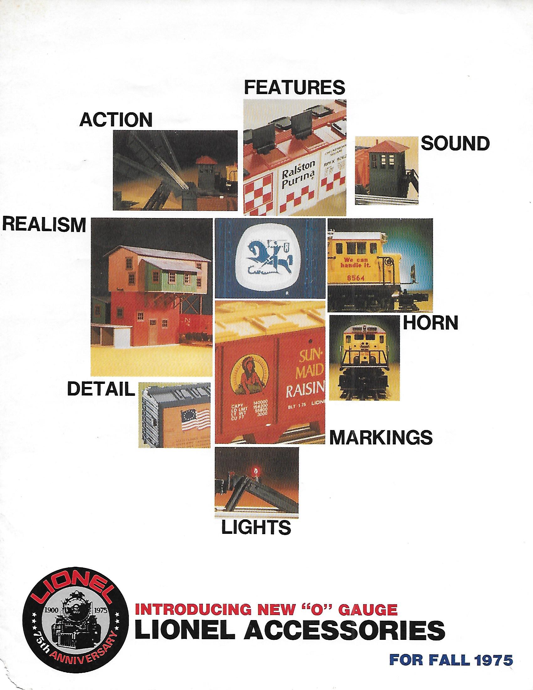 Lionel 1975 Accessories for Fall 1975 Flier image