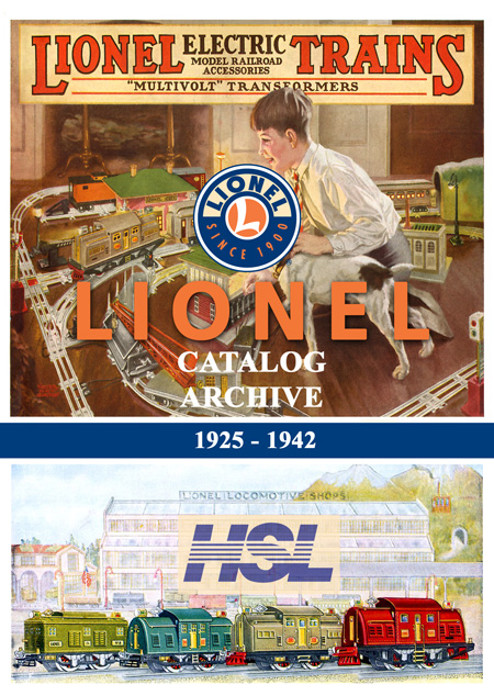 Lionel Consumer Catalog Digital Archive, 1925-1942 - Front Cover image