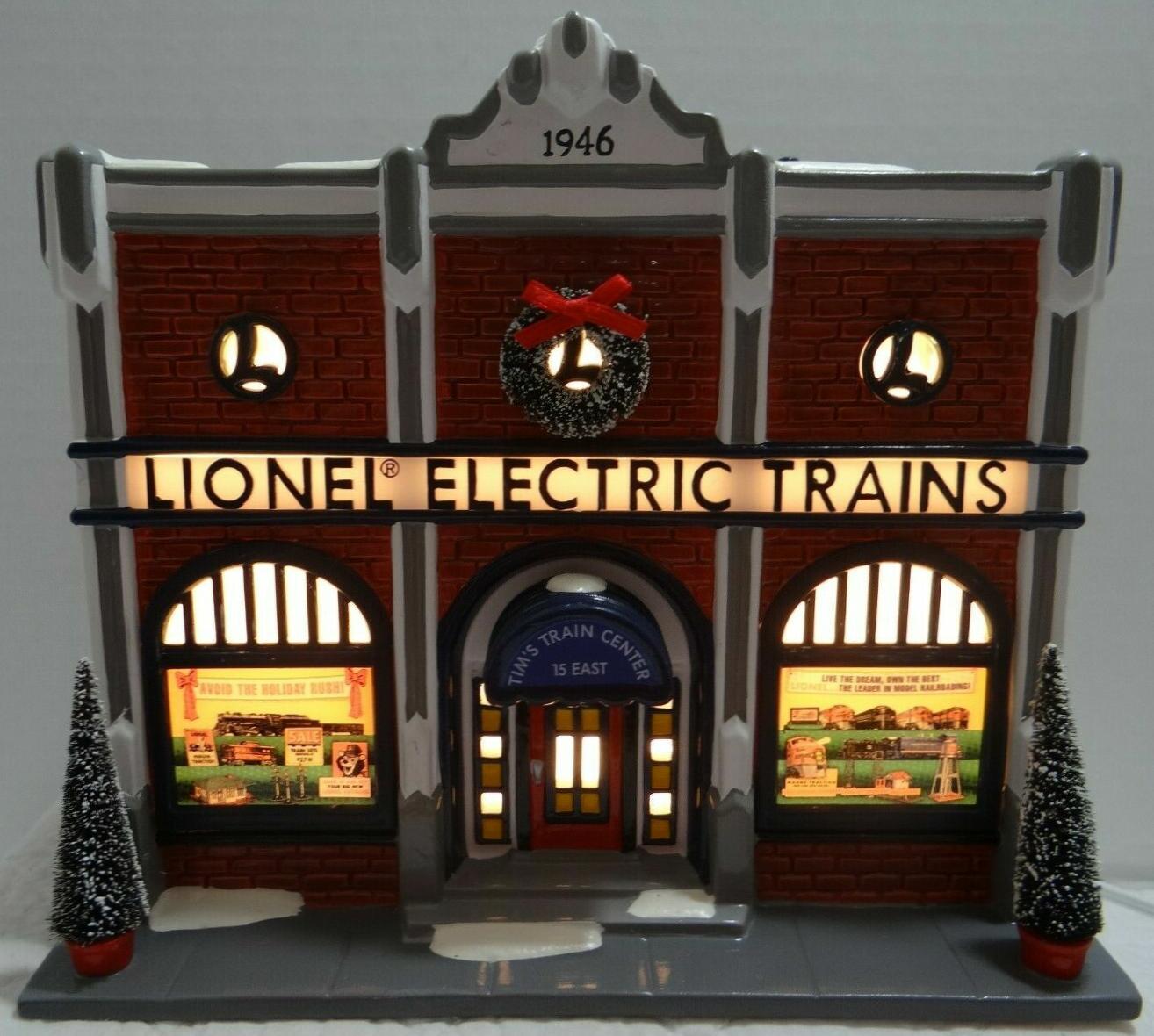 Department 56 Lionel Electric Train Shop image