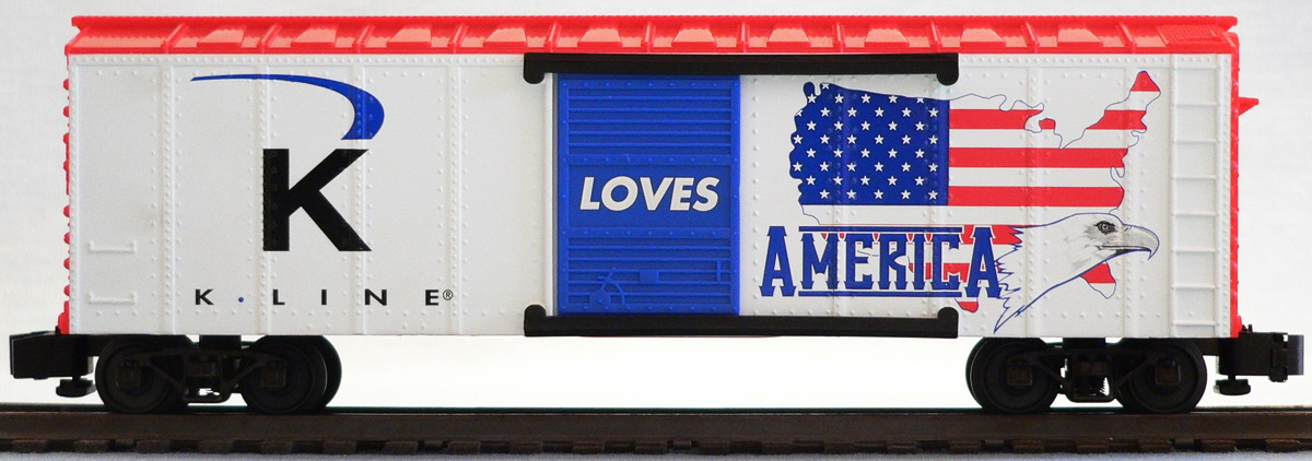 K Line Loves America Boxcar image