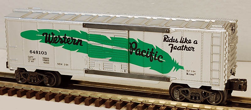 Western Pacific Feather Route Classic Box Car (Green Feather) image