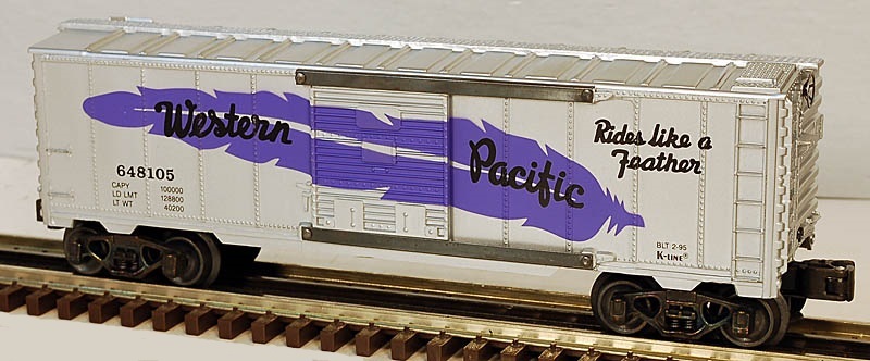 Western Pacific Feather Route Classic Box Car (Purple Feather) image