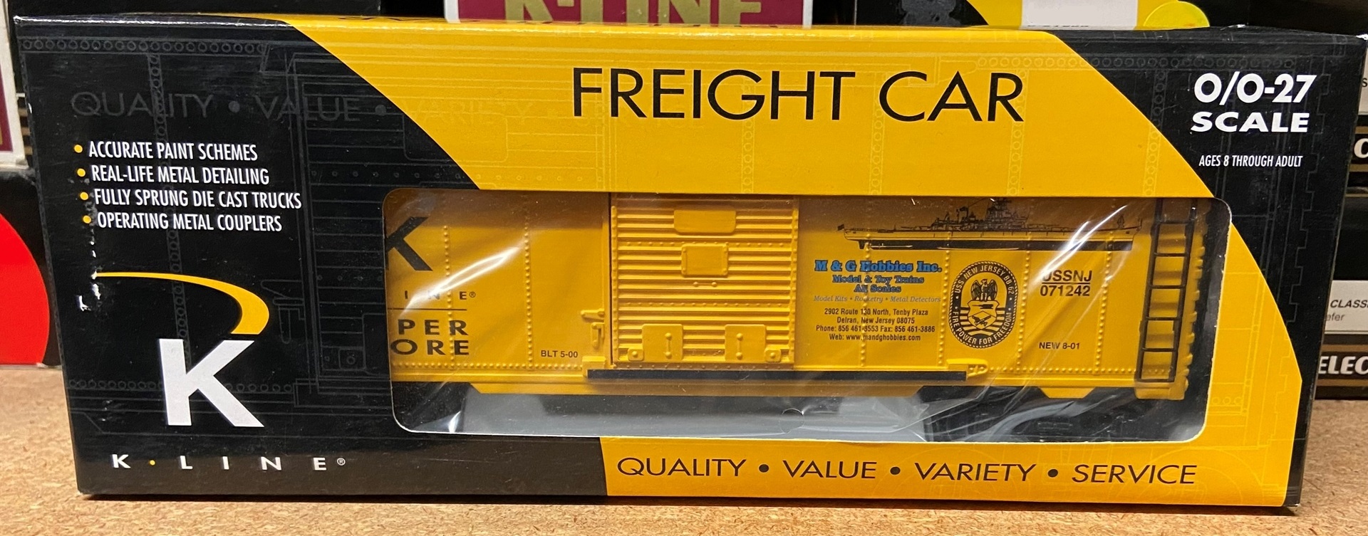 K-Line SuperStore M & G Hobbies Classic Boxcar image