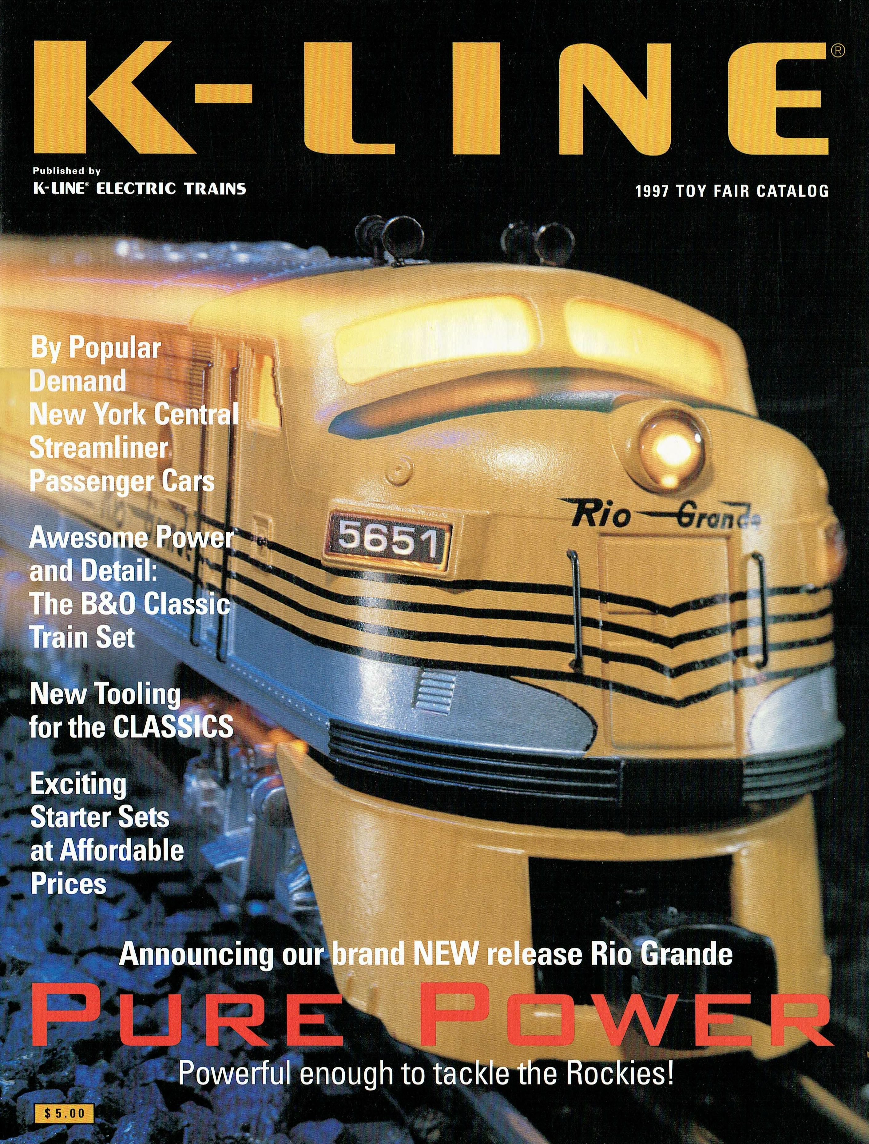 K-Line 1997 Toy Fair Catalog image
