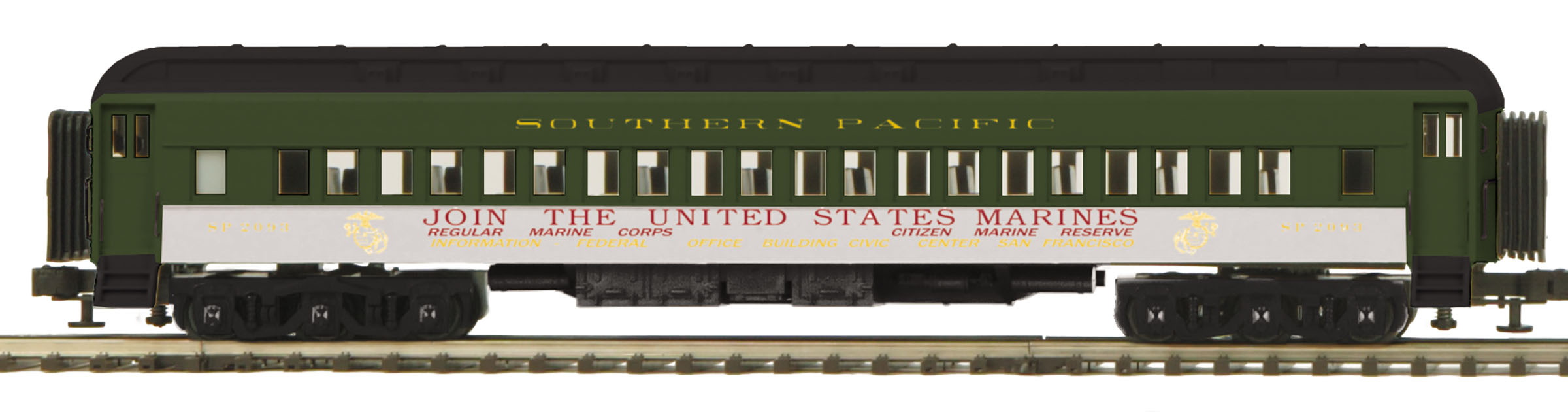 Southern Pacific 70' Madison Coach Car (Buy War Bonds – Marines) image