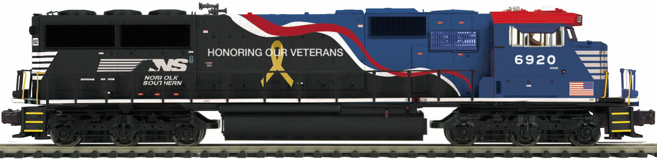 Norfolk Southern (Veterans) SD70ACe Imperial Diesel & Caboose Set - locomotive image
