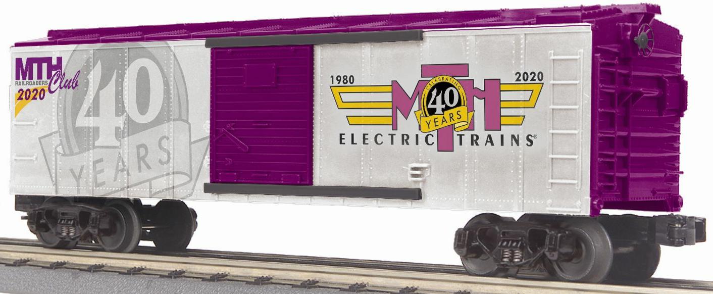 MTHRRC – 2020 Box Car (M.T.H. Electric Trains [40th Anniversary] Box Car) image
