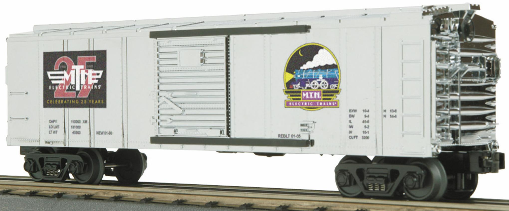 MTH 25th Anniversary Box Car (Chrome) image