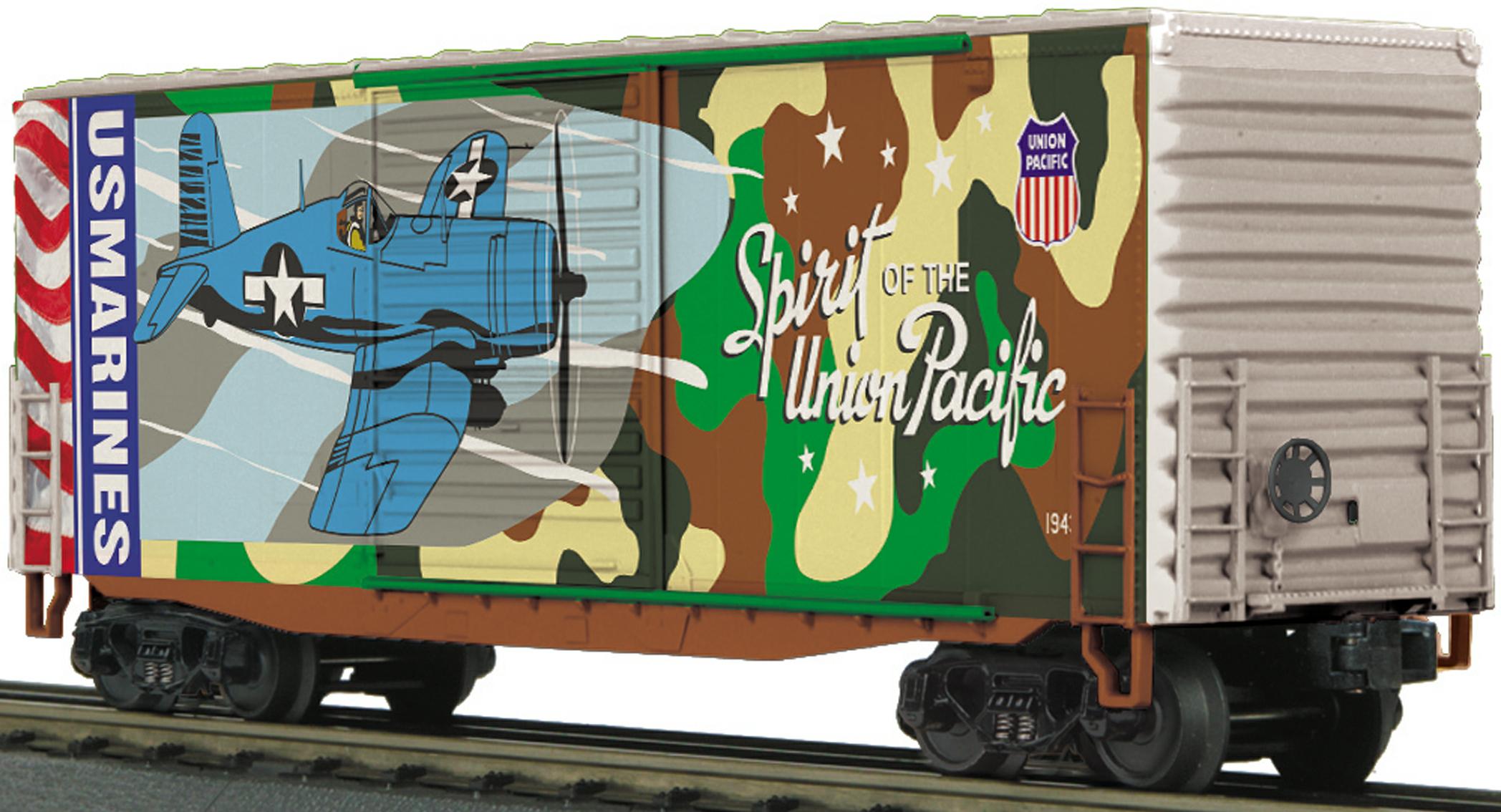 Spirit of the Union Pacific (Marines) 40' High Cube Box Car image