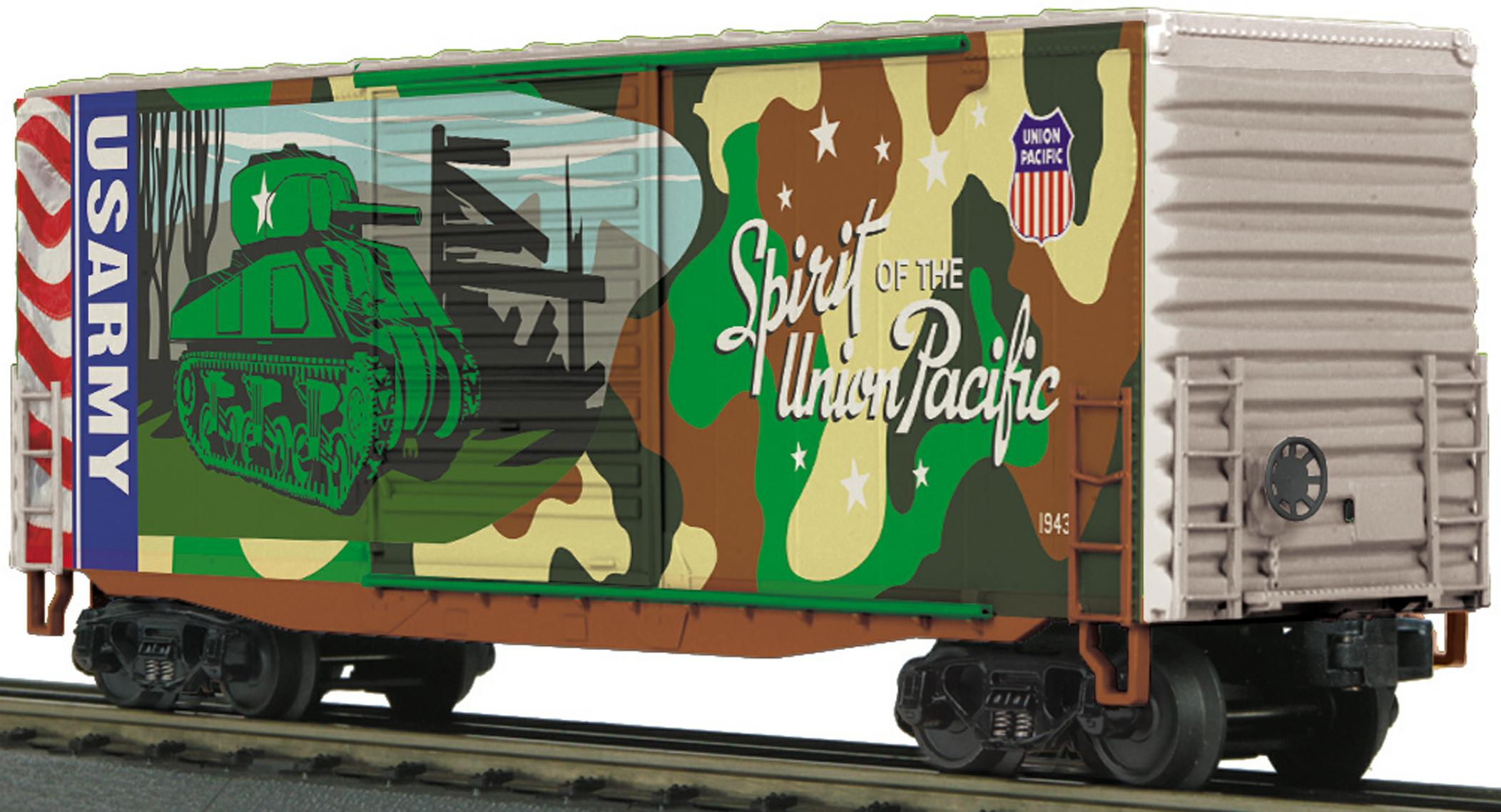 Spirit of the Union Pacific (Army) 40' High Cube Box Car image